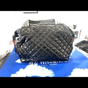 MZ Wallace medium lacquer sutton crossbody VGUC